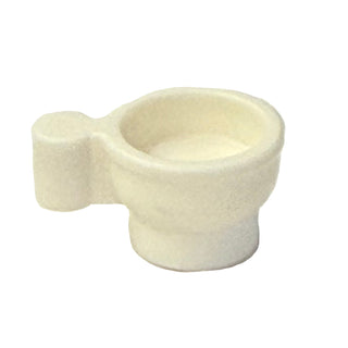 Minifigure, Utensil Teacup Part# 38014 Part LEGO® White