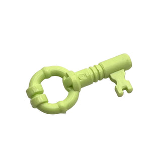 Minifigure, Utensil Key, Part# 40359a Part LEGO® Yellowish Green Very Good