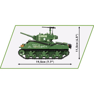 Sherman M4A3E2 "Jumbo" Tank, WWII: COBI Set #2550 Building Kit Cobi Toys