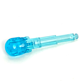 Projectile Arrow, Solid Shaft with Round End with 4 Notches, Part# 70694 Part LEGO® Trans-Light Blue