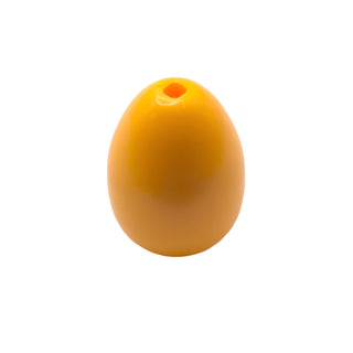 Food and Drink, Egg with Small Pin Hole, Part# 24946 Part LEGO® Bright Light Orange