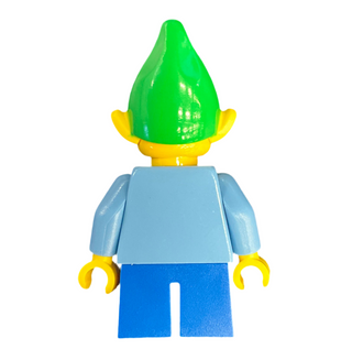 Elf - Blue Overalls, Black Dimple, hol045a Minifigure LEGO®