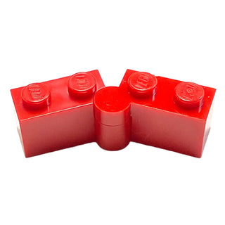 Hinge Brick 1 x 4 Swivel (3830 / 3831), Part# 3830c01 Part LEGO® Red