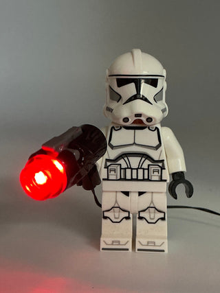 LED Light-Up Blaster, USB & DIY System, LBGU Custom Parts United Brick Co®