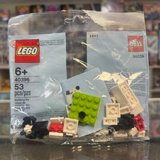 Monthly Mini Model Build Set - 2020 02 February, Valentine Panda polybag, 40396 Building Kit LEGO®