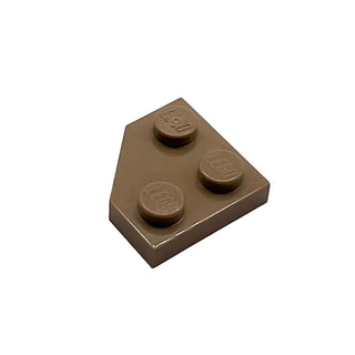 Wedge, Plate 2 x 2 Cut Corner, Part# 26601 Part LEGO® Dark Tan