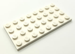 Plate 4x8, Part# 3035 Part LEGO® White  