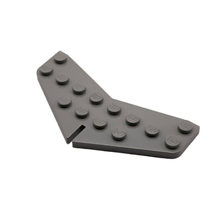 Wedge, Plate 4 x 8 Tail, Part# 3474 Part LEGO® Light Gray Very Good