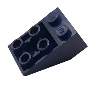 Slope, Inverted 33 3x2 with Flat Bottom Pin and Connections Between Studs, Part# 3747b Part LEGO® Dark Blue 1 Part