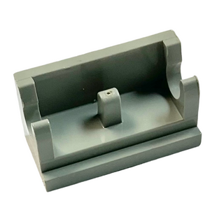 Hinge Brick 1 x 2 Base, Part# 3937 Part LEGO® Light Gray
