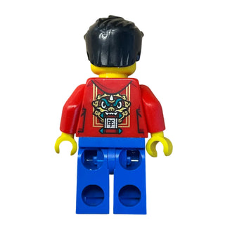 Father, Red Tang Jacket with Hood, hol225 - LEGO® Holiday Minifigure