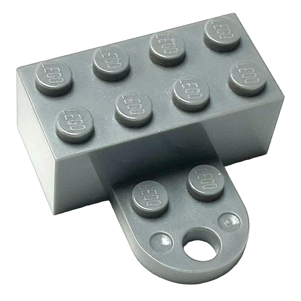 Magnet Brick, Modified 2 x 4 Sealed Base with Extension Plate with 2 S ...