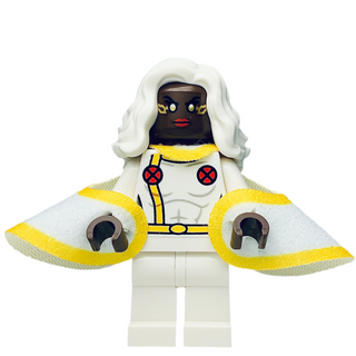 Storm - White Suit, Long Hair, sh0993 Minifigure LEGO® Like New