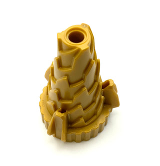 Cone Spiral Jagged - Step Drill, Part# 64713 Part LEGO® Pearl Gold  