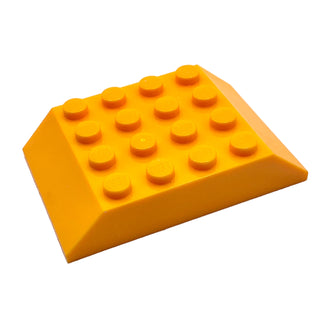 Slope 45 6 x 4 Double, Part# 32083 Part LEGO® Bright Light Orange