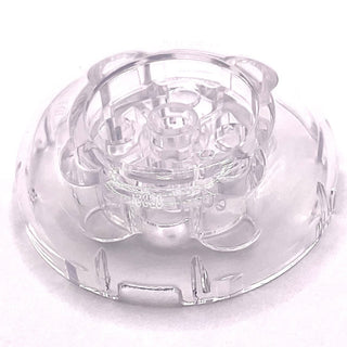Brick, Round 4 x 4 Dome Top with 2 x 2 Recessed Center, Part# 79850 Part LEGO® Trans-Clear