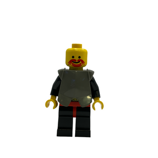Black Knights-Breastplate - Armor over Black, Dark Gray Helmet, Black Visor, Yellow Dragon Plumes, Cas166 Minifigure LEGO®