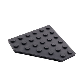 Wedge, Plate 6 x 6 Cut Corner, Part# 6106 Part LEGO® Dark Bluish Gray