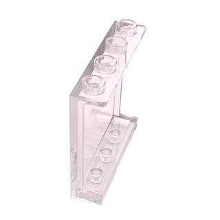 Panel 1 x 4 x 3 with Side Supports - Hollow Studs, Part# 60581 Part LEGO® Trans-Clear