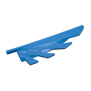 Wing 9L with Stylized Feathers, Part# 11091 Part LEGO® Dark Azure