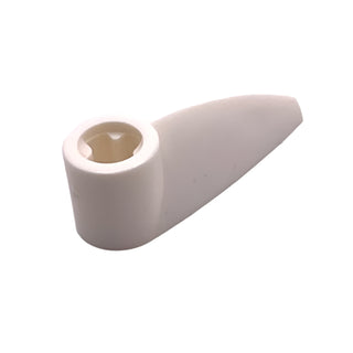 Bionicle 1x3 Tooth with Axle Hole, Part# x346 Part LEGO® White