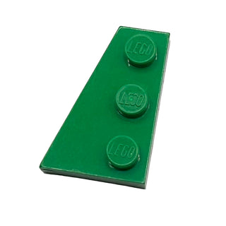 Wedge, Plate 3 x 2 Left, Part# 43723 Part LEGO® Green