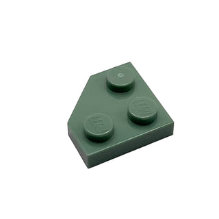 Wedge, Plate 2 x 2 Cut Corner, Part# 26601 Part LEGO® Sand Green