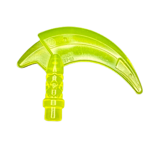 Minifigure, Weapon Hook with Bar, Part #37341d Part LEGO® Trans-Neon Green