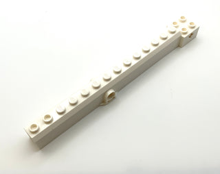 Crane Arm Outside, Wide with Pin Hole at Mid-Point, Part# 57779 Part LEGO® White- Decent Condition  