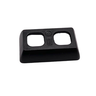 Minifigure Skirt Plastic Straight, Short, Part# 65753 Part LEGO® Black