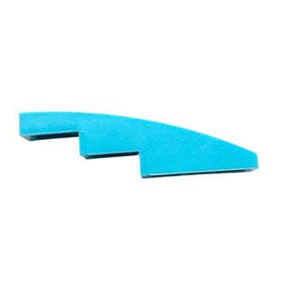 Slope, Curved 4 x 1, Part# 61678 Part LEGO® Medium Azure