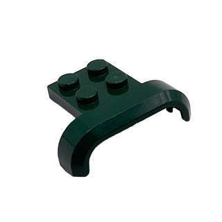 Vehicle, Mudguard 4 x 3 x 1 with Arch Curved, Part# 28326 Part LEGO® Dark Green