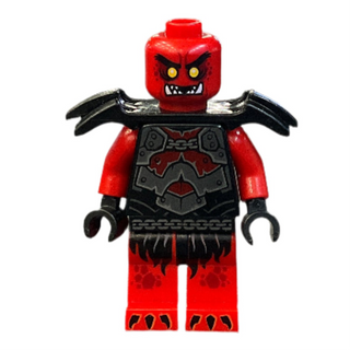 Ash Attacker - Flat Silver Horns, nex045 Minifigure LEGO®