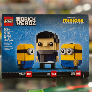 Gru, Stuart & Otto, 40420 - LEGO® Brickheadz Minions Set Building Kit LEGO®