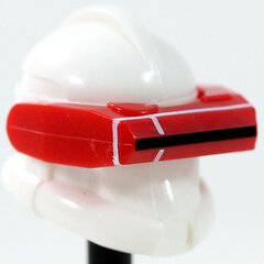 Detail White Print Red Macrobinoculars- CAC Custom Headgear Accessory Clone Army Customs   