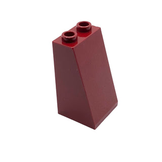 Slope 75 2x2x3 - Hollow Studs, Part# 3684a Part LEGO® Dark Red