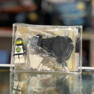 LEGO Space Galactic Scout polybag containing minifigure with yellow and black helmet and assorted tan and black plastic brick