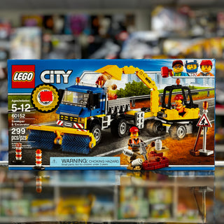 Sweeper & Excavator, 60152 Building Kit LEGO®