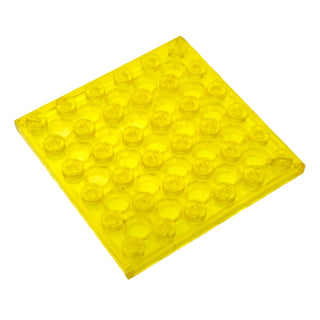 Plate 6x6, Part# 3958 Part LEGO® Playtoy Condition - Trans-Yellow  