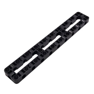 Technic, Liftarm, Modified Frame Thick 3 x 19 Open Center, Part# 67491 Part LEGO® Black