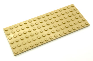 Plate 6x16, Part# 3027 Part LEGO® Tan  