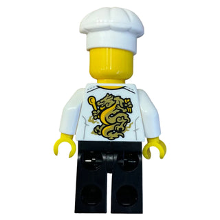 Chef - Jacket with Dragon on Back, hol337 - LEGO® Holiday & Event Minifigure