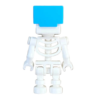 Skeleton, Medium Azure Helmet, min178 - LEGO® Minecraft Minifigure
