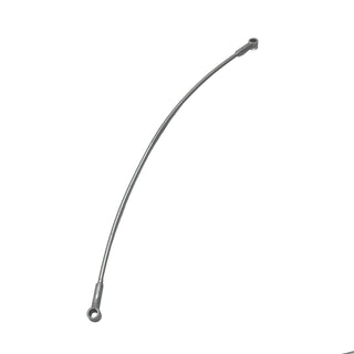 Hose, Flexible 22L with 2 Connector Ends (Zipline), Part# 27965 Part LEGO® Flat Silver