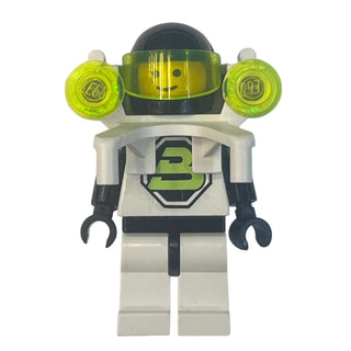 Blacktron 2 with Jet Pack and Trans-Neon Green Lights, sp051 Minifigure LEGO®