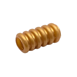 Hose, Ribbed 7mm D. 2L / 1.6 cm, Part# 78c02 Part LEGO® Pearl Gold