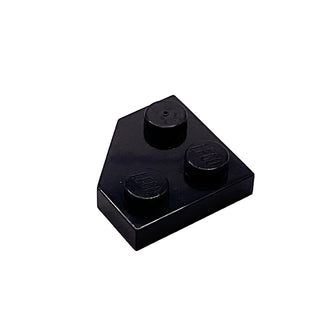Wedge, Plate 2 x 2 Cut Corner, Part# 26601 Part LEGO® Black