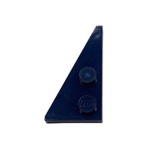 Wedge, Plate 4 x 2 Left, Pointed, Part# 65429 Part LEGO® Dark Blue