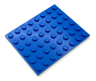Plate 6x8, Part# 3036 Part LEGO® Blue  