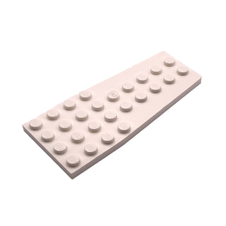Wedge, Plate 4 x 9 without Stud Notches, Part# 2413 Part LEGO® White
